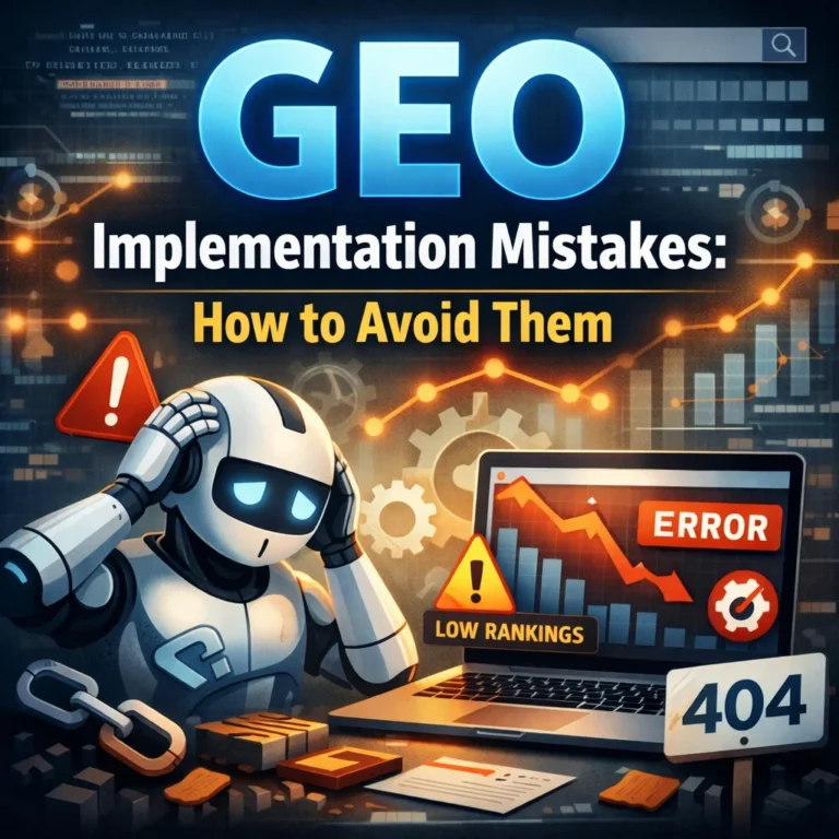 GEO Implementation Mistakes: How to Avoid Them