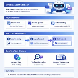 What Are LLM Citations? Definition & Guide 1 What Are LLM Citations? Definition & Guide