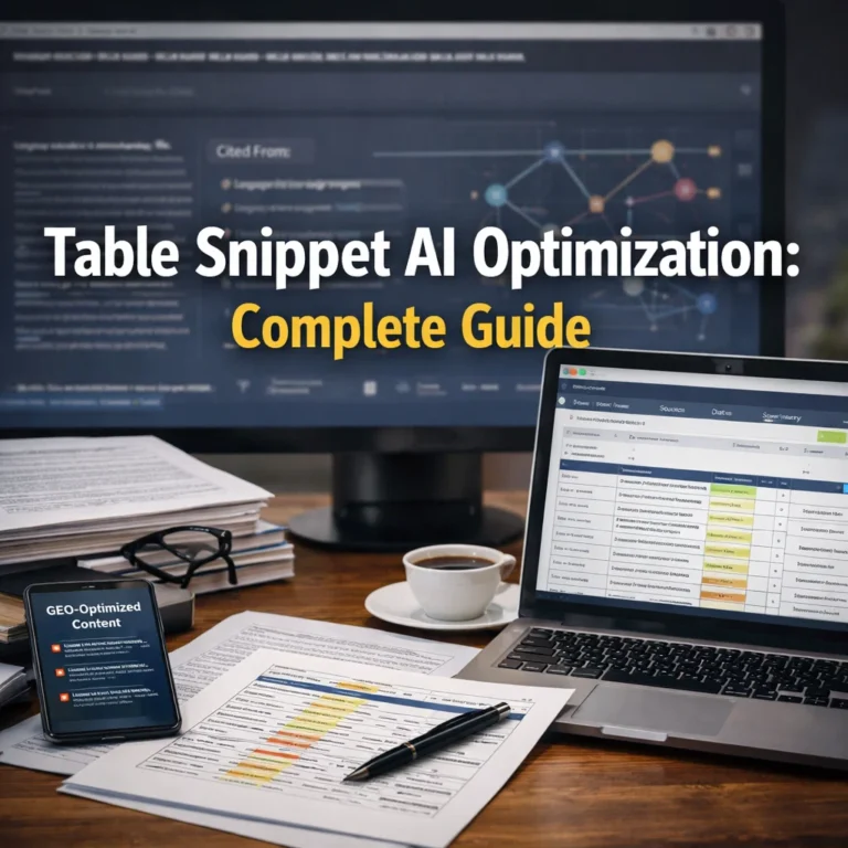 Table Snippet AI Optimization